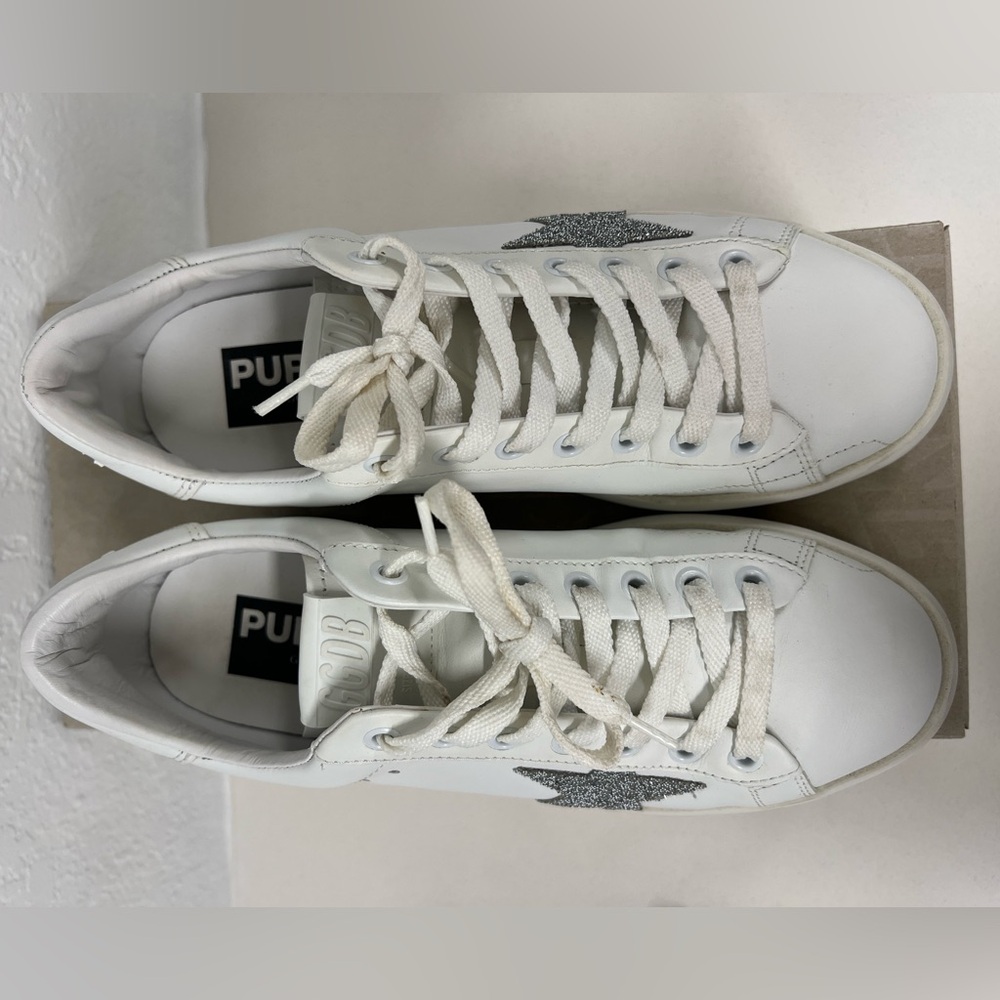 Golden Goose Pure Star Sneakers Size 38/7 - Picture 4 of 5